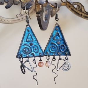 Beautiful Vintage Pantina bohemian earrings